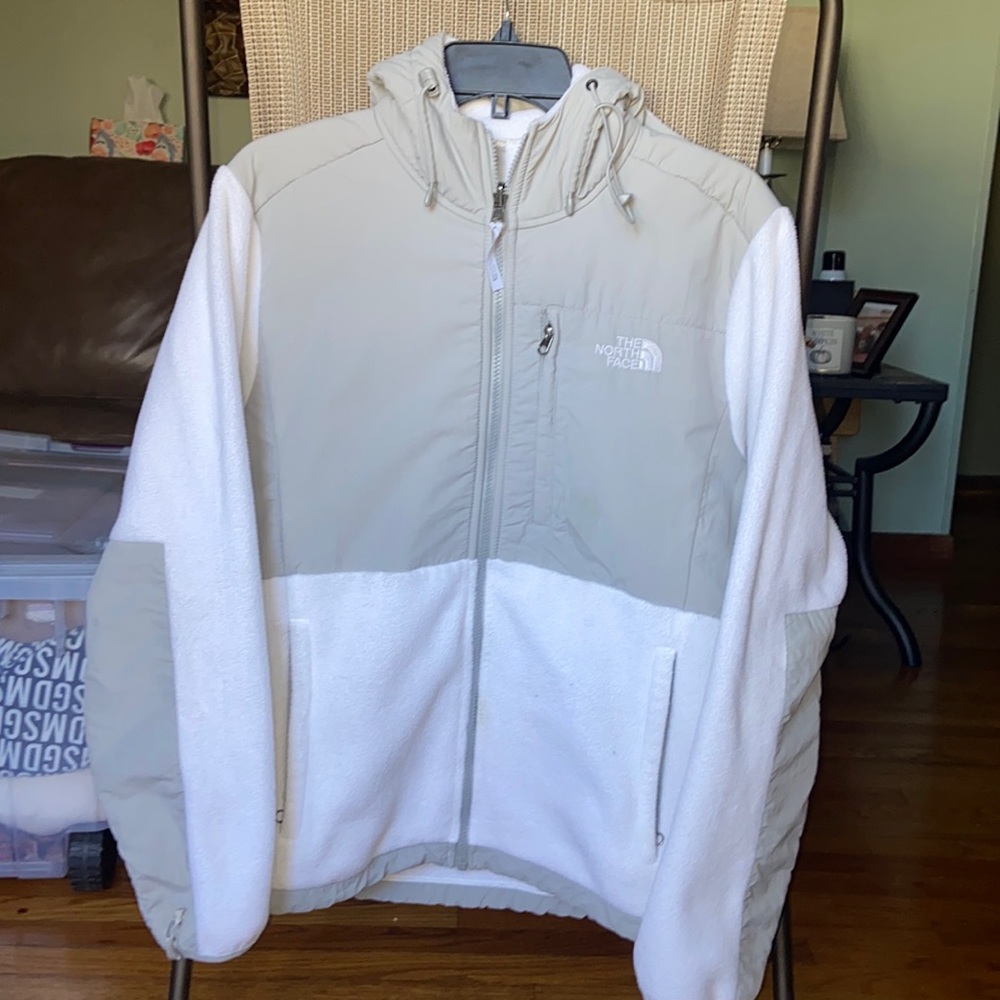 North Face Fleece White